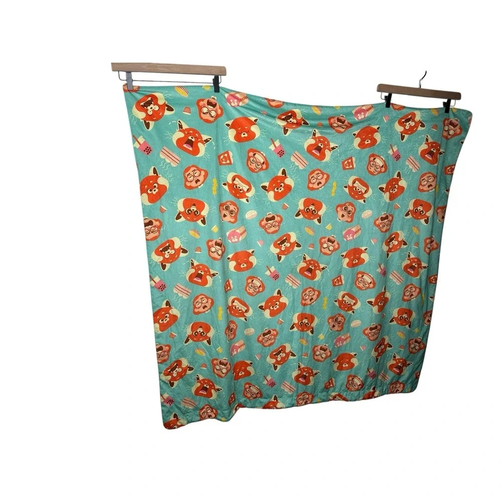 Disney Turning Red Panda Mei Blanket Minky Soft Fleece Throw Baby Pixar 50 x 50